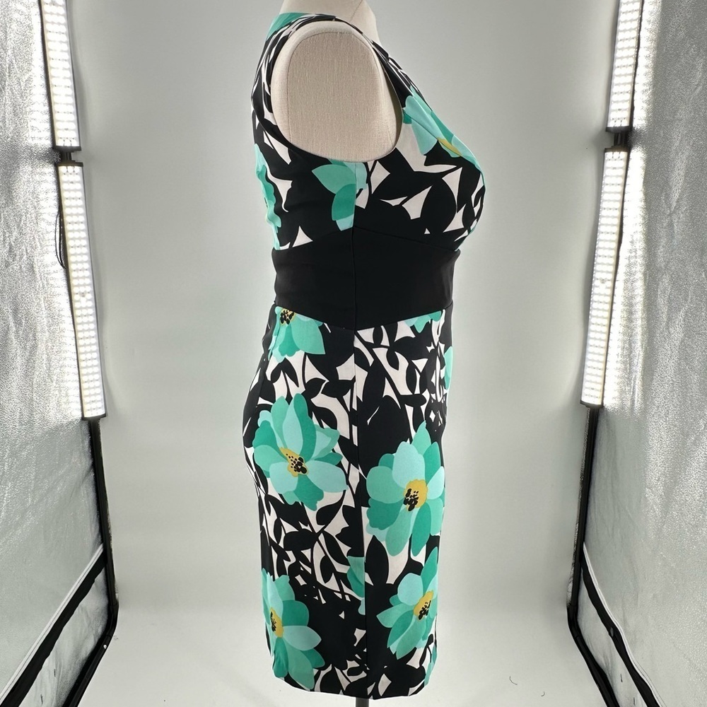 I.N studio womens dress size 14 multicolored floral pencil corp core career - Picture 4 of 11